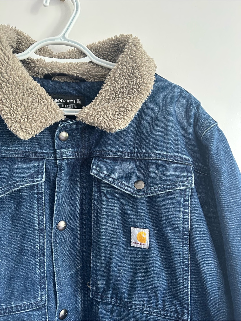 Carhartt Sherpa Lined Denim Jacket - Picture 6 of 11